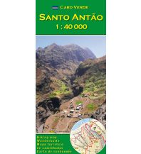 Wanderkarten Afrika Cabo Verde: Santo Antão 1:40.000 AB Kartenverlag Attila Bertalan