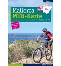 Radkarten Mountainbikekarte Mallorca (Kartenset mit Nord + Süd-Blatt) map.solutions GmbH