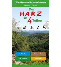 Hiking Guides Der Harz in 4 Teilen Verlag Hermann Schmidt