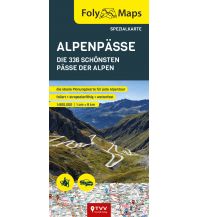 Motorradreisen FolyMaps Alpenpässe Spezialkarte Touristik-Verlag Vellmar