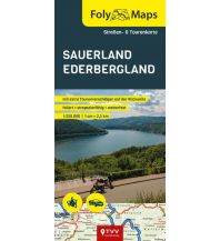 Motorradreisen FolyMaps Sauerland Ederbergland 1:250 000 Touristik-Verlag Vellmar