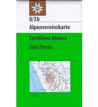 Hiking Maps South America Alpenvereinskarte Cordillera Blanca Süd 1:100.000 Österreichischer Alpenverein