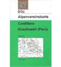 Hiking Maps South America Alpenvereinskarte 0/3c, Cordillera Huayhuash 1:50.000 Österreichischer Alpenverein