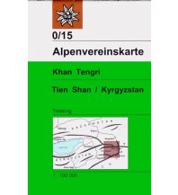 Hiking Maps Asia Alpenvereinskarte Khan Tengri, Tien Shan / Kyrgyzstan Österreichischer Alpenverein