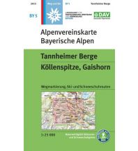 Ski Touring Maps Alpenvereinskarte BY-5, Tannheimer Berge, Köllenspitze, Gaishorn 1:25.000 Österreichischer Alpenverein