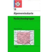 Ski Touring Maps Alpenvereinskarte 18, Hochschwabgruppe 1:50.000 Österreichischer Alpenverein