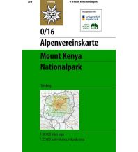 Hiking Maps Africa Alpenvereinskarte 0/16, Mount Kenya Nationalpark 1:50.000 Österreichischer Alpenverein