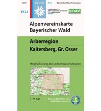 Ski Touring Maps Alpenvereinskarte BY-23, Bayerischer Wald - Arberregion, Kaitersberg, Osser 1:25.000 Österreichischer Alpenverein