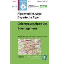Wanderkarten Salzburg Chiemgauer Alpen Ost, Sonntagshorn 1:25.000 Österreichischer Alpenverein