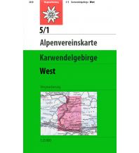 Wanderkarten Tirol Alpenvereinskarte 5/1, Karwendelgebirge - West 1:25.000 Österreichischer Alpenverein