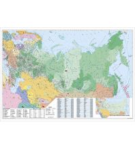 Afrika Postleitbereiche Russland und osteuropäische Staaten 1:5.400.000 Stiefel GmbH