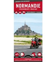 Motorradreisen MoTourMaps Normandie 1:300.000 MoTourMedia
