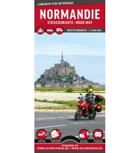 Motorcycle Maps France MoTourMaps Normandie 1:300.000 MoTourMedia