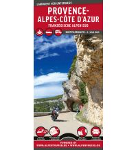 Motorcycling MoTourMaps Provence-Alpes-Côte d’Azur (Französische Alpen Süd) 1:300.000 MoTourMedia