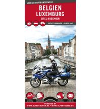 Motorradkarten Europa MoTourMaps Belgien • Luxemburg Auto- und Motorradkarte 1:300.000 MoTourMedia