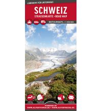 Motorradreisen MoTourMaps Schweiz Auto- und Motorradkarte 1:350.000 MoTourMedia