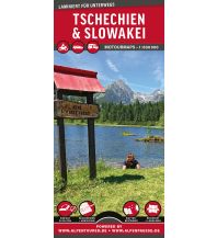 Motorcycle Maps Europe MoTourMaps Tschechien & Slowakei Auto- und Motorradkarte 1:600.000 MoTourMedia