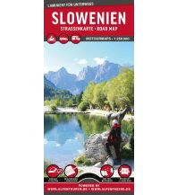 Straßenkarten Slowakei MoTourMaps Slowenien (Julische Alpen • Karawanken) Auto- und Motorradkarte 1:250.000 MoTourMedia