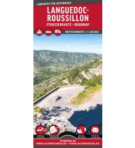 Straßenkarten Frankreich MoTourMaps Languedoc-Roussillon Auto- und Motorradkarte 1:330.000 MoTourMedia