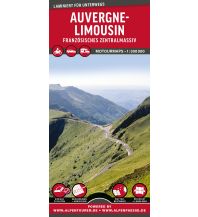 Motorradkarten Frankreich MoTourMaps Auvergne-Limousin Auto- und Motorradkarte 1:300.000 MoTourMedia
