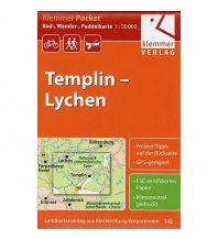 Radkarten Klemmer Pocket 142, Templin, Lychen 1:50.000 Klemmer Verlag