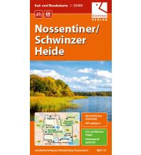 Hiking Maps Mecklenburg-Vorpommern Rad- und Wanderkarte Nossentiner und Schwinzer Heide1:50.000 Klemmer Verlag