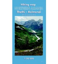 Hiking Maps Balkans Huber Hiking Map Northern Albania - Thethi, Kelmend 1:50.000 Huber Verlag