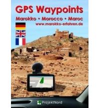 Motorradreisen GPS Waypoints Marokko - Morocco - Maroc Huber Verlag