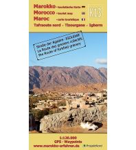 K13: Tafraoute nord - Tizourgane - Igherm 1:120.000 GPS - Waypoints Huber Verlag