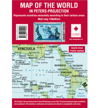 World Maps Peters Map of the World Huber Verlag