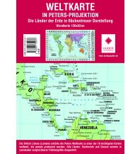 Poster and Wall Maps Die Welt in Peters Projektion 1:630.609.475 Huber Verlag