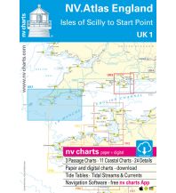Nautical Charts Britain NV.Atlas UK 1 - England - Scilly Isles to Star Point 2019/2020 Nautische Veröffentlichungen