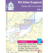 Nautical Charts Britain NV.Atlas UK 4 - England - Selsey Bill to R. Thames 2019/2020 Nautische Veröffentlichungen