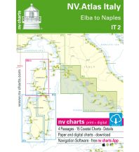Nautical Charts Italy NV.Atlas IT 2 Italien - Elba to Naples 2022 Nautische Veröffentlichungen
