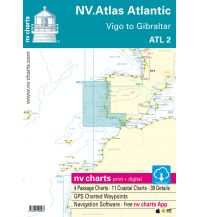 Seekarten Spanien NV Atlas Atlantic ATL 2 - Vigo to Gibraltar 2022 Nautische Veröffentlichungen