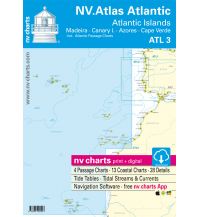 Imray Seekarten Spanien und Portugal NV Atlas Atlantic ATL 3 - Atlantic Islands 2022 Nautische Veröffentlichungen