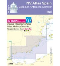 Seekarten Spanien NV.Atlas ES 3 Spanien - Cabo San Antonio to Gibraltar 2022 Nautische Veröffentlichungen