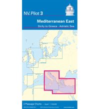 Seekarten Mittelmeer NV.Pilot 3 - Mediterranean East 1:1.750.000 Nautische Veröffentlichungen