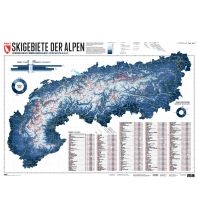 Skigebieteführer 266 Skigebiete der Alpen Marmota Maps