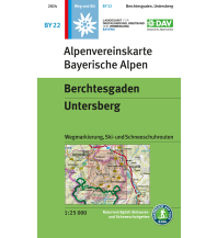 Ski Touring Maps Alpenvereinskarte BY-22, Berchtesgaden, Untersberg 1:25.000 Österreichischer Alpenverein