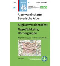 Ski Touring Maps Alpenvereinskarte BY-1, Allgäuer Voralpen - West 1:25.000 Österreichischer Alpenverein