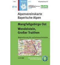 Ski Touring Maps Alpenvereinskarte BY-16, Mangfallgebirge Ost - Wendelstein, Großer Traithen 1:25.000 Österreichischer Alpenverein