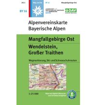 Skitourenkarten Alpenvereinskarte BY-16, Mangfallgebirge Ost - Wendelstein, Großer Traithen 1:25.000 Österreichischer Alpenverein