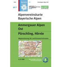Ski Touring Maps Alpenvereinskarte BY-7, Ammergebirge Ost - Pürschling, Hörnle 1:25.000 Österreichischer Alpenverein