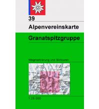 Skitourenkarten Alpenvereinskarte 39, Granatspitzgruppe 1:25.000 Österreichischer Alpenverein