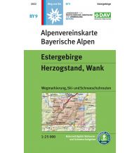 Skitourenkarten Alpenvereinskarte BY-9, Estergebirge, Herzogstand, Wank 1:25.000 Österreichischer Alpenverein