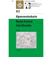 Hiking Maps Himalaya Alpenvereinskarte 0/2, Mount Everest, Solu Khumbu 1:50.000 Österreichischer Alpenverein