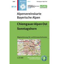 Skitourenkarten Alpenvereinskarte BY-19, Chiemgauer Alpen Ost - Sonntagshorn 1:25.000 Österreichischer Alpenverein