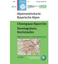 Skitourenkarten Alpenvereinskarte BY-19, Chiemgauer Alpen Ost - Sonntagshorn 1:25.000 Österreichischer Alpenverein