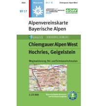 Wanderkarten Bayern Alpenvereinskarte BY-17, Chiemgauer Alpen West - Hochries, Geigelstein 1:25.000 Österreichischer Alpenverein